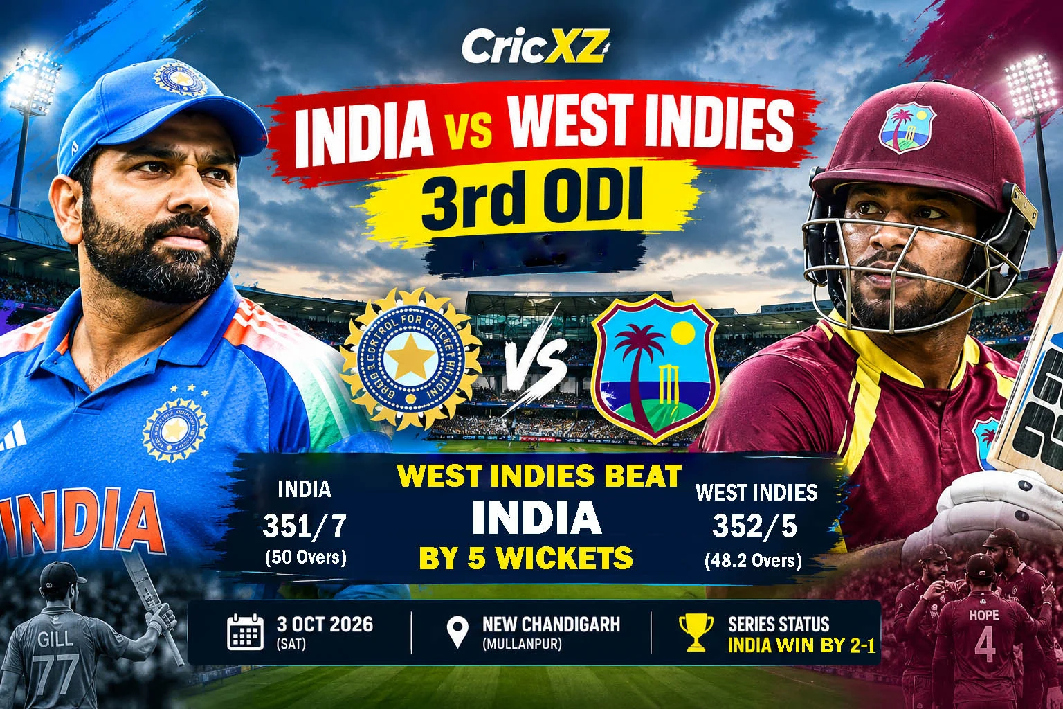 West Indies Epic 352-Run Chase