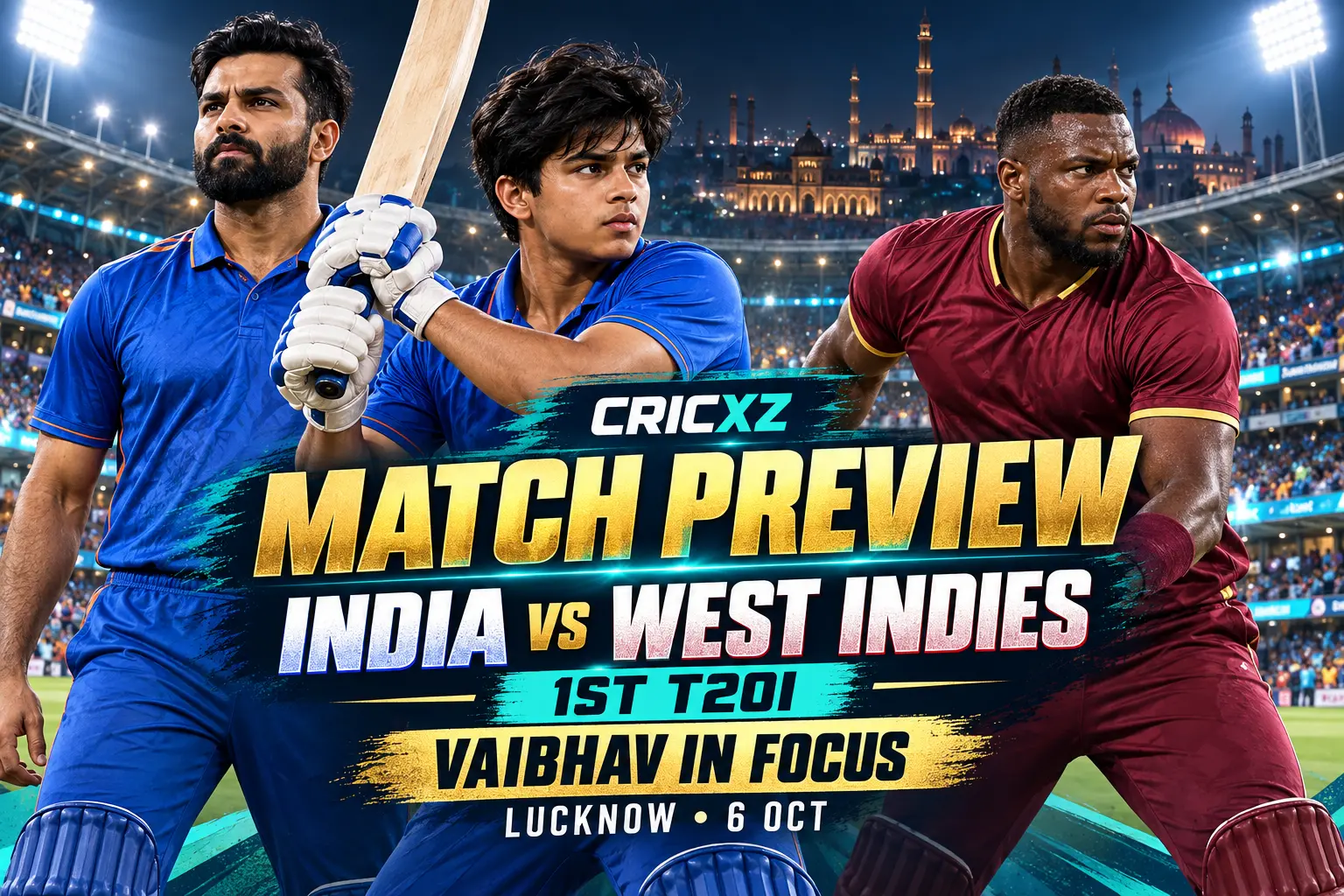 India versus West Indies first T20I 2026 preview with Vaibhav in focus