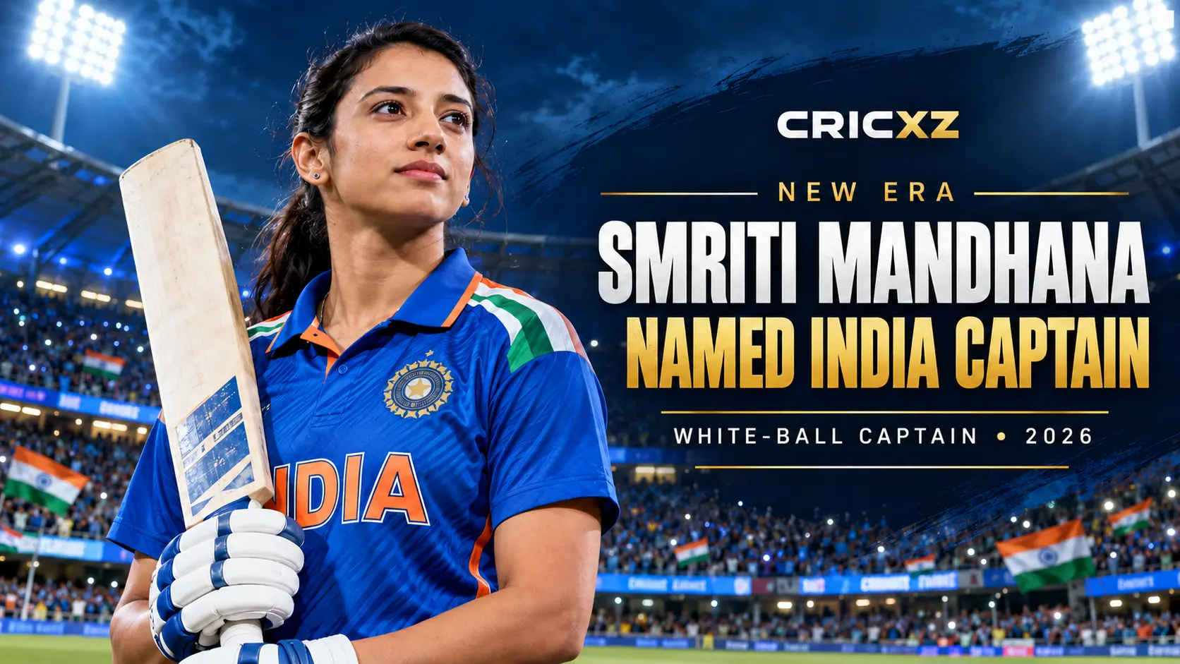Smriti Mandhana appointed India Women's full-time white-ball captain