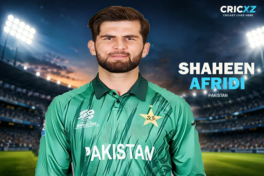 CricXZ editorial illustration of Shaheen Afridi